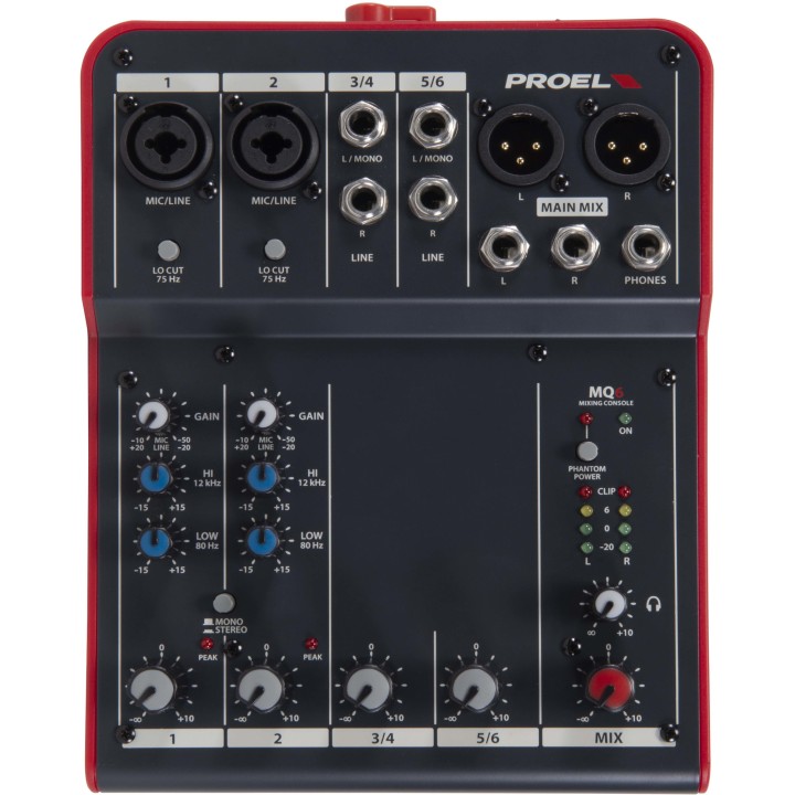 Acquista PROEL MQ6 online | Merula Strumenti Musicali