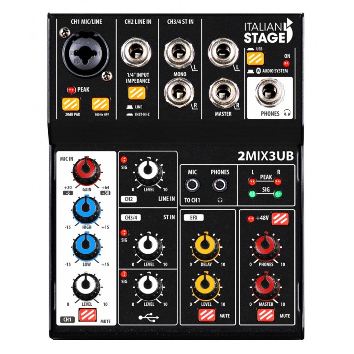 Acquista ITALIAN STAGE 2MIX3UB online | Merula Strumenti Musicali
