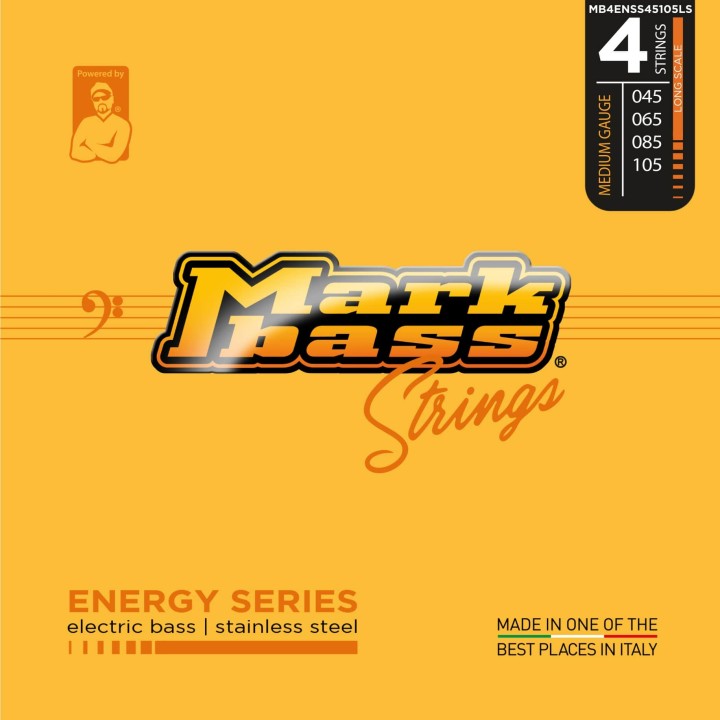 Acquista MARK STRINGS MB4ENSS45105LS ELECTRIC BASS STAINLESS STEEL - 045 065 085 105 | Merula Strumenti Musicali