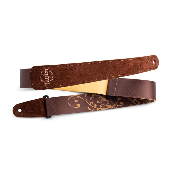 TAYLOR - 4126-20 TAYLOR SWIFT GUITAR STRAP SIGNATURE, BROWN