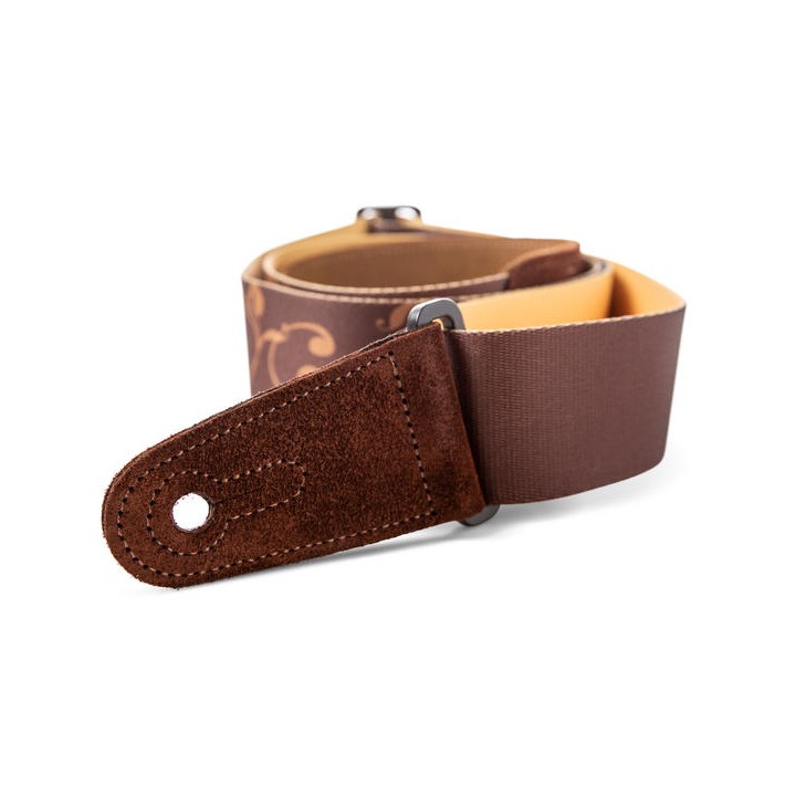 TAYLOR - 4126-20 TAYLOR SWIFT GUITAR STRAP SIGNATURE, BROWN
