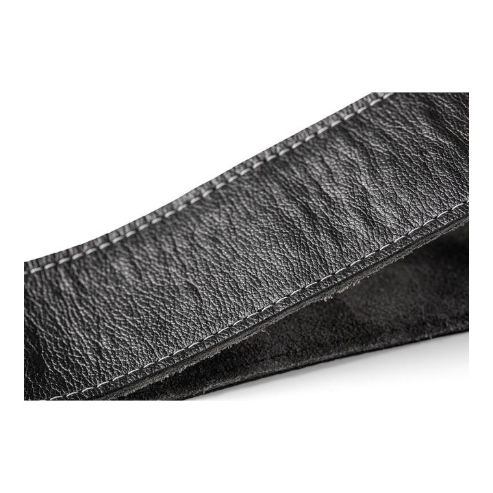 Acquista TAYLOR TL251-06 Taylor 2.5" Black Leather Guitar Strap - Black, Suede Back online | Merula Strumenti Musicali
