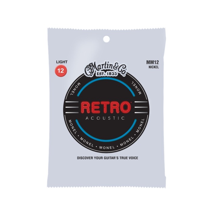Acquista MARTIN MM12 RETRO ACOUSTIC LIGHT MONEL WOUND 12-54 online | Merula Strumenti Musicali