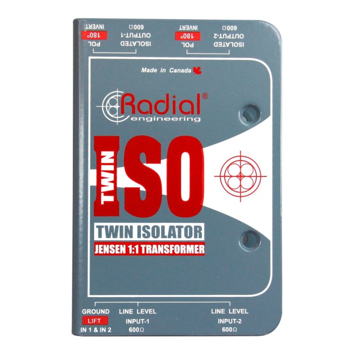 Acquista RADIAL TWIN ISO online | Merula Strumenti Musicali