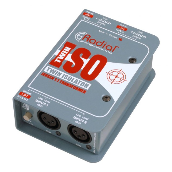Acquista RADIAL TWIN ISO online | Merula Strumenti Musicali