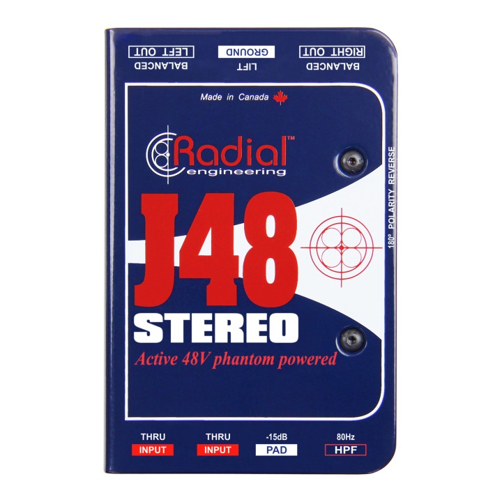 Radial J48 Stereo - D.I. Box attiva