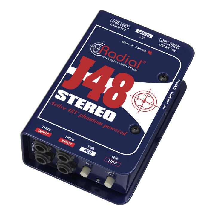 Radial J48 Stereo - D.I. Box attiva