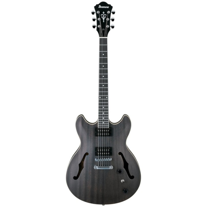 Acquista IBANEZ As53 Transparent Black Flat online | Merula Strumenti Musicali