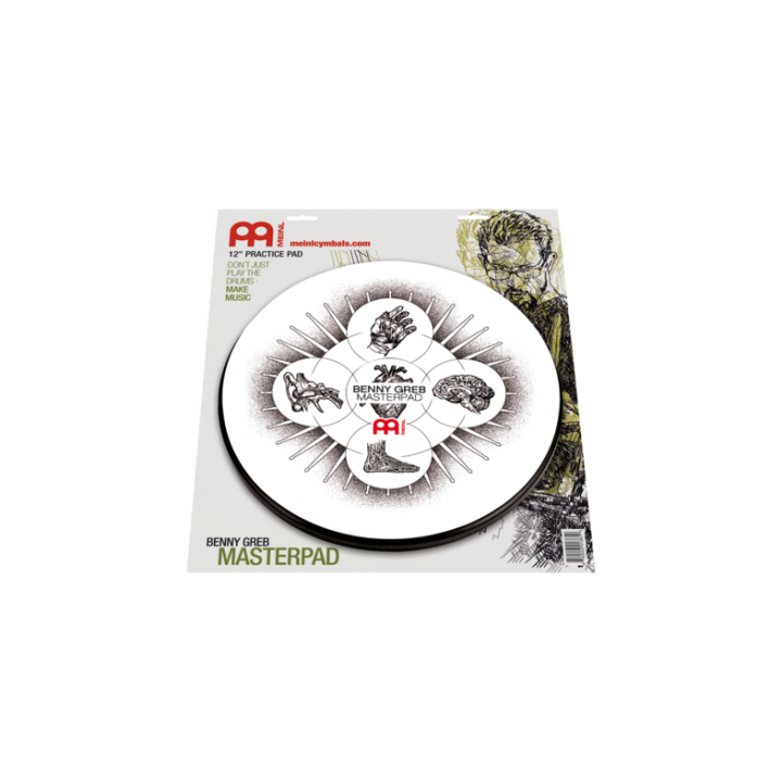 Acquista MEINL MPP-12-BG PAD Allenatore 12" Benny Greb online | Merula Strumenti Musicali