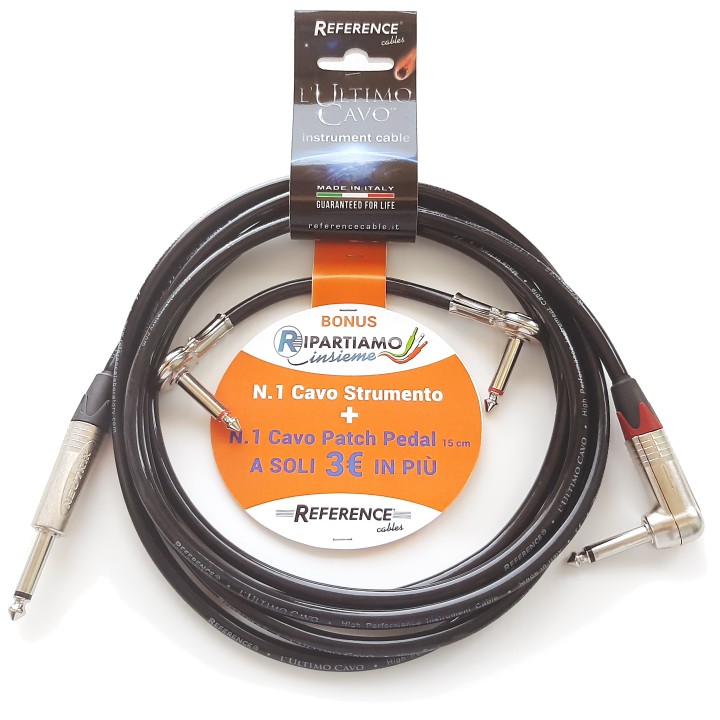 Acquista REFERENCE ULTIMO Cavo RCI-GBK-JJR 3mt + cavo patch 15 cm online | Merula Strumenti Musicali