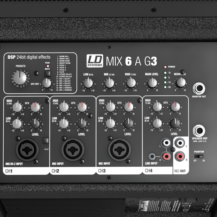 Acquista LD SYSTEMS MIX 62 A G3 online | Merula Strumenti Musicali