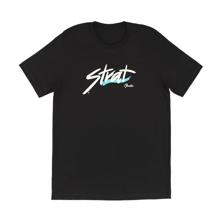 Acquista FENDER STRAT 90'S T-SHIRT, BLACK - TAGLIA M online | Merula Strumenti Musicali