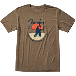 Acquista FENDER SUNSET SPIRIT T-SHIRT, OLIVE, M online | Merula Strumenti Musicali