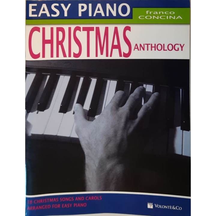 EASY PIANO CHRISTMAS ANTHOLOGY - Raccolta di 18 canzoni natalizie