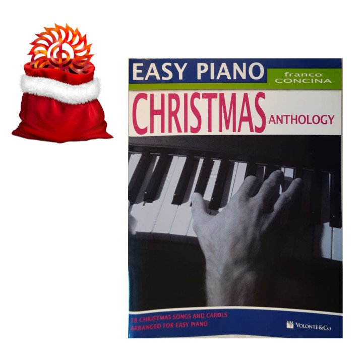 EASY PIANO CHRISTMAS ANTHOLOGY - Raccolta di 18 canzoni natalizie