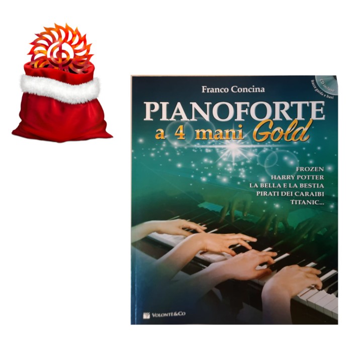 Acquista VOLONTE & CO. PIANOFORTE A 4 MANI GOLD | Merula Strumenti Musicali