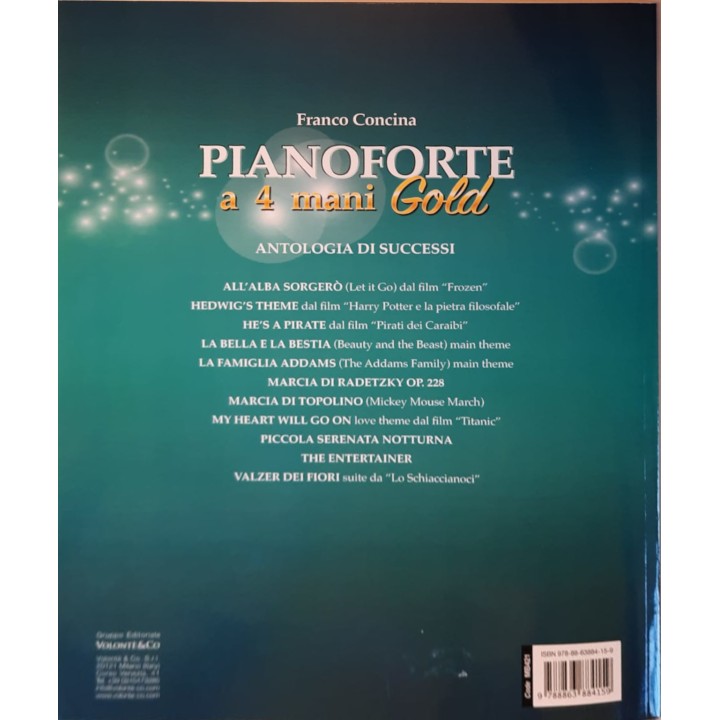 Acquista VOLONTE & CO. PIANOFORTE A 4 MANI GOLD | Merula Strumenti Musicali