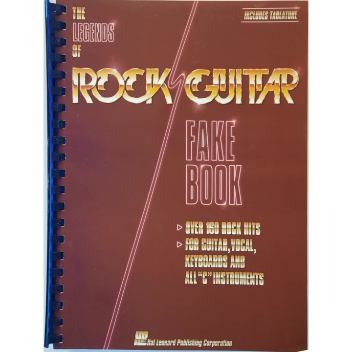 Acquista HAL LEONARD THE LEGEND OF ROCK GUITAR FAKE BOOK | Merula Strumenti Musicali