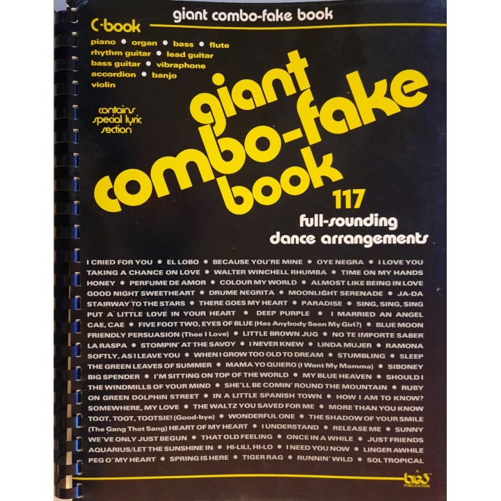 Acquista BIG 3 PUBLICATION GIANT COMBO-FAKE BOOK | Merula Strumenti Musicali