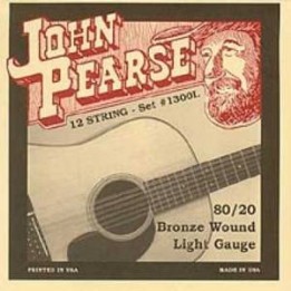 Acquista JOHN PEARSE 1300L MUTA CORDE PER CHITARRA ACUSTICA 80/20 BRONZO 12 CORDE 010/047 online | Merula Strumenti Musicali