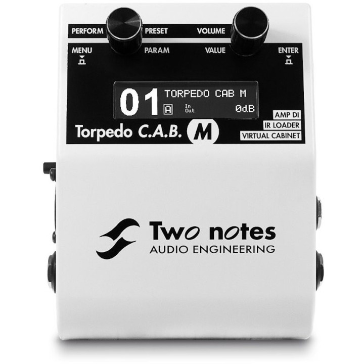 Acquista TWO NOTES TORPEDO C.A.B. M SIMULATORE DI CASSA, DI E IR LOADER online | Merula Strumenti Musicali
