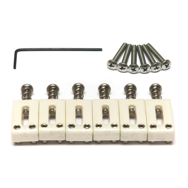 Acquista TUSQ Pq800000 Set Di 6 Selle Tipo Strato&Tele, Bianche online | Merula Strumenti Musicali