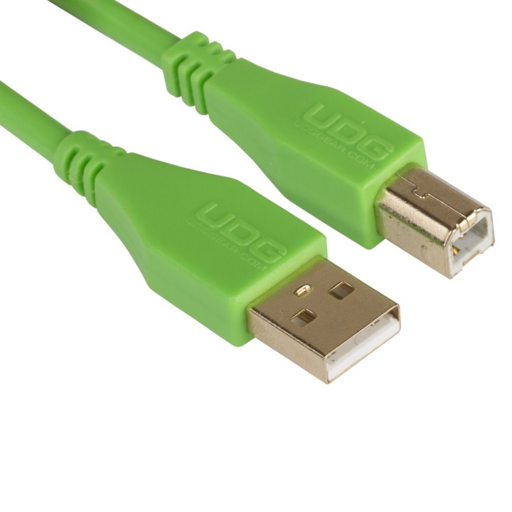 Acquista UDG ULTIMATE USB 2.0 A-B GREEN | U95002GR online | Merula Strumenti Musicali