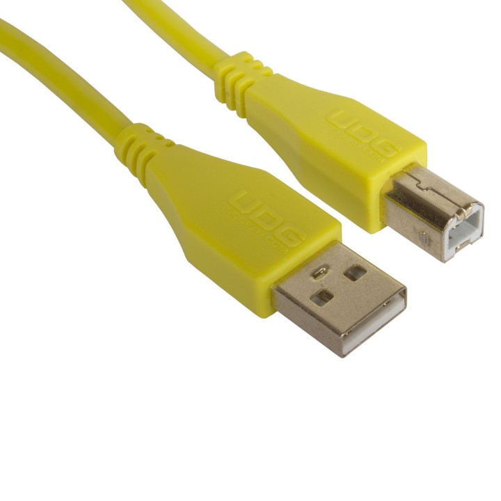 Acquista UDG ULTIMATE USB 2.0 A-B YELLOW | U95002YL online | Merula Strumenti Musicali