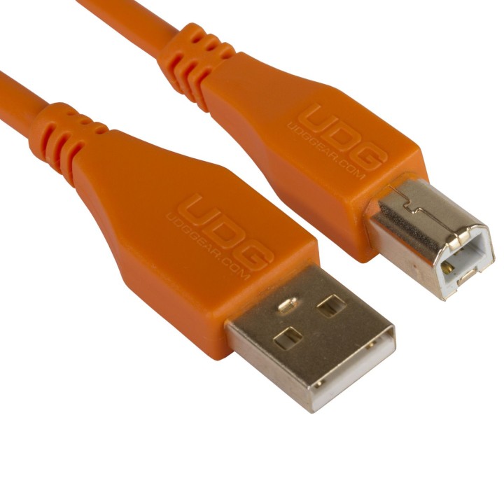 Acquista UDG ULTIMATE USB 2.0 A-B ORANGE | U95003OR online | Merula Strumenti Musicali