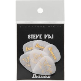 Acquista IBANEZ SET DI 6 PLETTRI STEVE VAI SIGNATURE B1000SVRWH online | Merula Strumenti Musicali