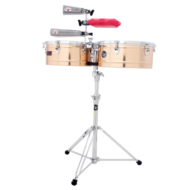 Acquista LATIN PERCUSSION LP1314-BZ TIMBALES PRESTIGE BRONZE online | Merula Strumenti Musicali