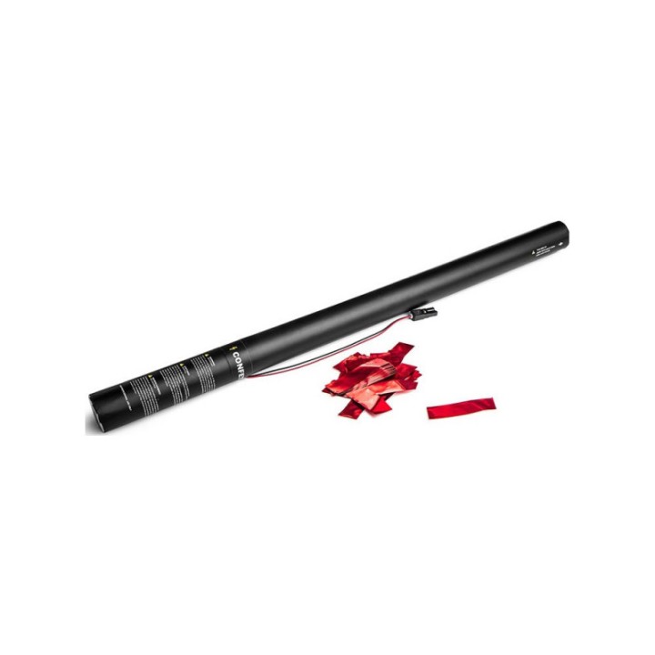 Acquista THE CONFETTI MAKER Electric Cannon E80cm Confetti Red Metallic online | Merula Strumenti Musicali