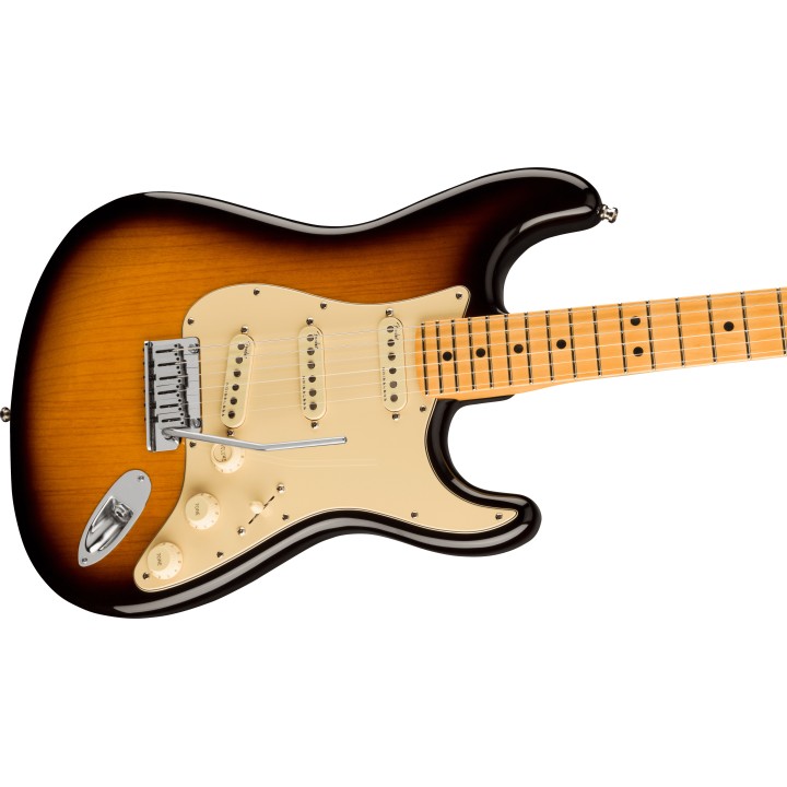 Acquista FENDER American Ultra Luxe Stratocaster, Maple Fingerboard, 2-Color Sunburst online | Merula Strumenti Musicali
