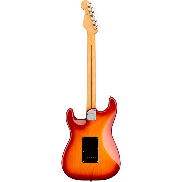 Fender American Ultra Luxe Stratocaster, Maple Fingerboard, Plasma Red Burst