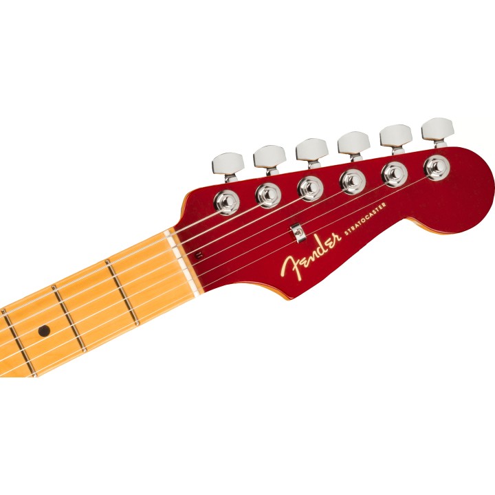 Fender American Ultra Luxe Stratocaster, Maple Fingerboard, Plasma Red Burst