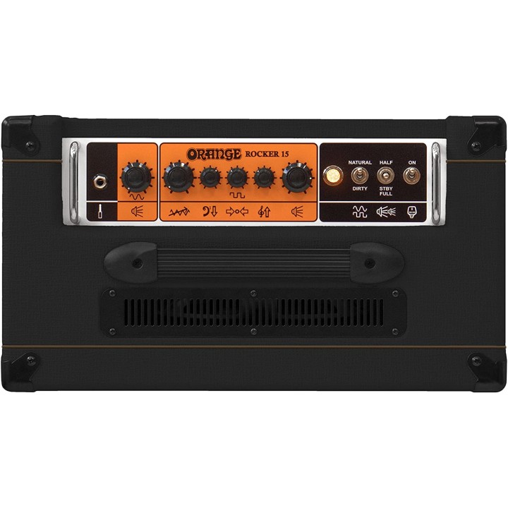 Acquista ORANGE ROCKER 15 BLACK online | Merula Strumenti Musicali