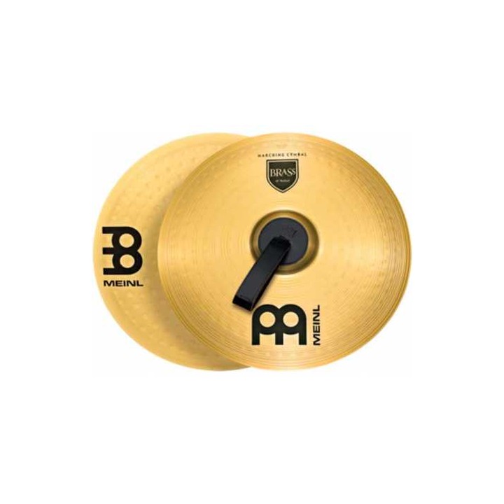 Acquista MEINL Ma-Br-16m 16" Brass Coppia Piatti Marching online | Merula Strumenti Musicali