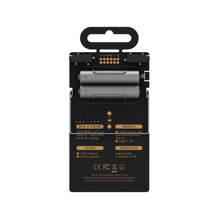 Acquista TEENAGE ENGINEERING PO-33 K.O! online | Merula Strumenti Musicali