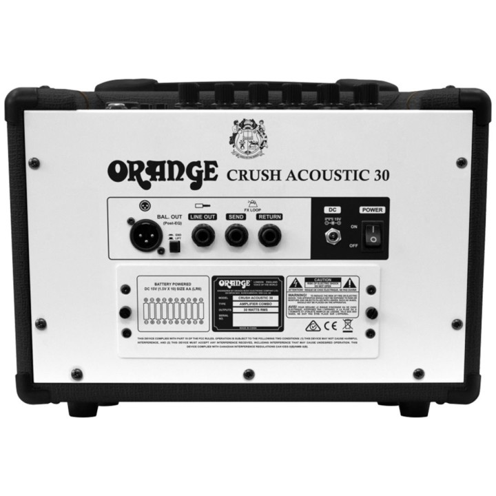 Acquista ORANGE CRUSH ACOUSTIC 30 BLACK online | Merula Strumenti Musicali