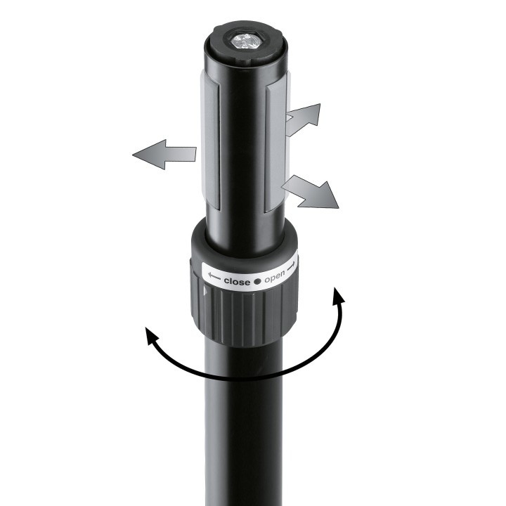 Acquista KONIG & MEYER 21366-014-55 DISTANCE ROD RING LOCK BLACK online | Merula Strumenti Musicali