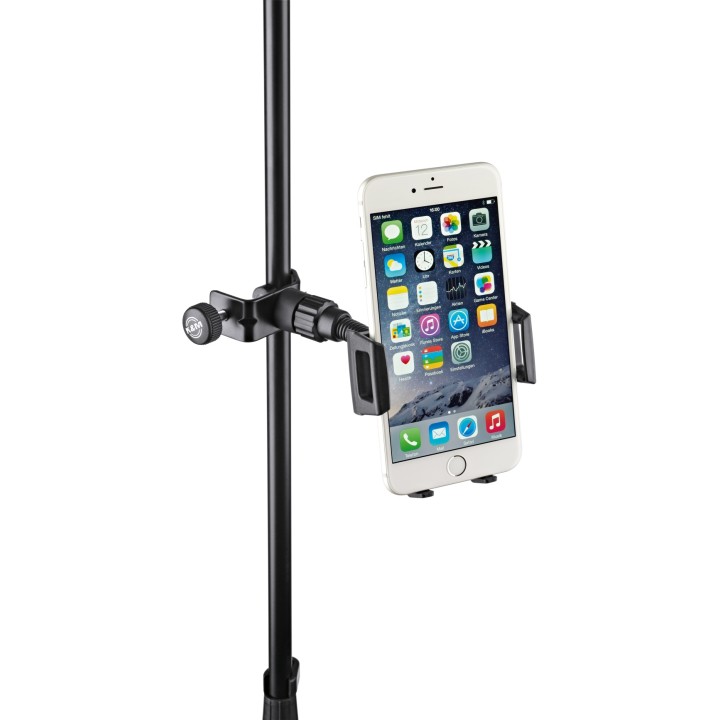 Acquista KONIG & MEYER 19745-015-55 SMARTPHONE HOLDER BLACK online | Merula Strumenti Musicali