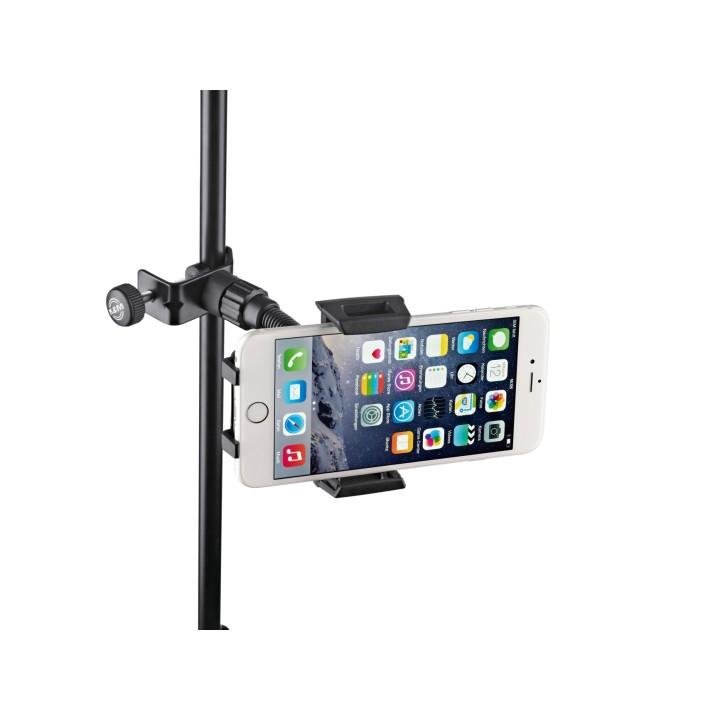 Acquista KONIG & MEYER 19745-015-55 SMARTPHONE HOLDER BLACK online | Merula Strumenti Musicali