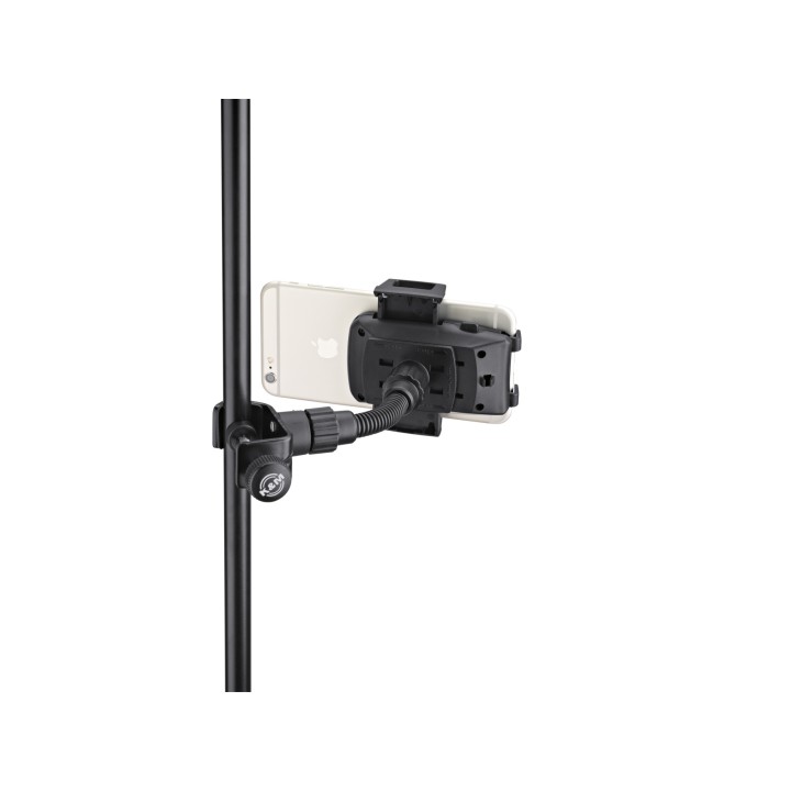 Acquista KONIG & MEYER 19745-015-55 SMARTPHONE HOLDER BLACK online | Merula Strumenti Musicali