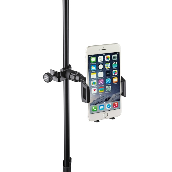 Acquista KONIG & MEYER 19745-015-55 SMARTPHONE HOLDER BLACK online | Merula Strumenti Musicali