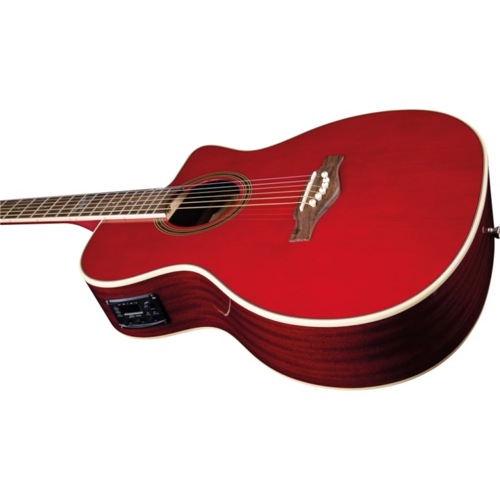 Eko NXT A100CE Red - Chitarra Acustica Amplificata  