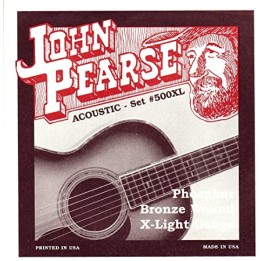 Acquista JOHN PEARSE 500XL MUTA CORDE PER CHITARRRA ACUSTICA PHOSPHOR BRONZO 010/047 online | Merula Strumenti Musicali