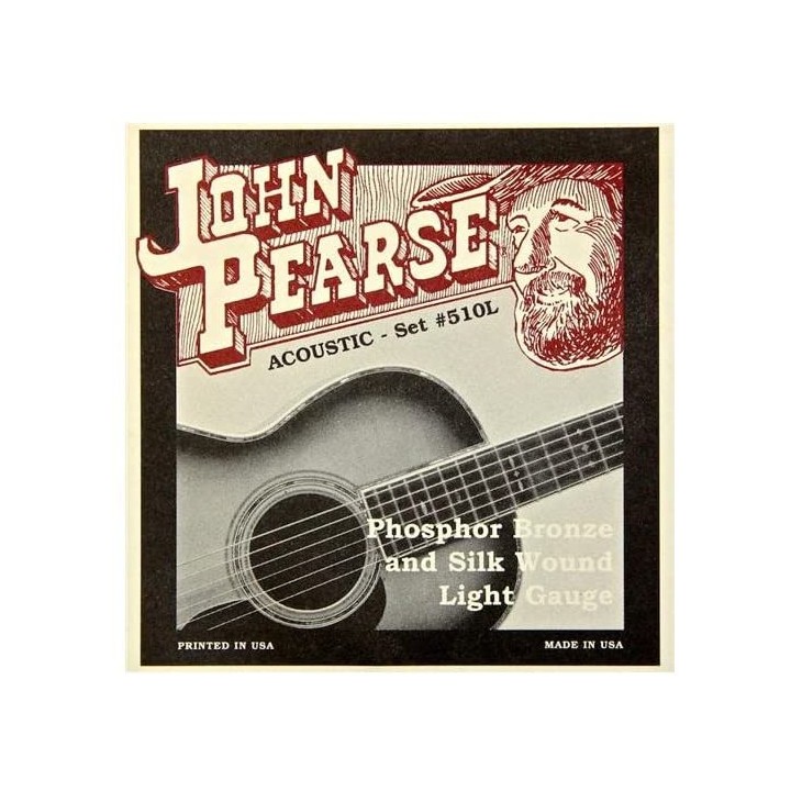 Acquista JOHN PEARSE 510L MUTA CORDE PER CHITARRA ACUSTICA PHOSPHOR BRONZE & SILIK 011/049 online | Merula Strumenti Musicali