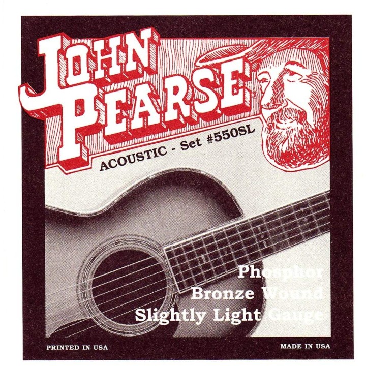 Acquista JOHN PEARSE 550SL MUTA CORDE PER CHITARRA ACUSTICA PHOSPHOR BRONZE 011/050 online | Merula Strumenti Musicali