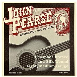 Acquista JOHN PEARSE 610LM MUTA CORDE PER CHITARRA ACUSTICA PHOSPHOR BRONZE & SILK 012/053 online | Merula Strumenti Musicali