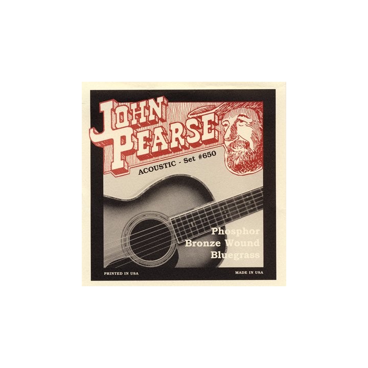 Acquista JOHN PEARSE 650 MUTA CORDE PER CHITARRA ACUSTICA BLUEGRASS PHOSPHOR BRONZE 012/056 online | Merula Strumenti Musicali